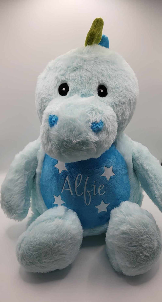 Personalised Dinosaur| New Baby Teddy | Birth Gift | New Baby Gift | Christening Gift | Bear | Your Name Teddy | Baby Shower Gift |