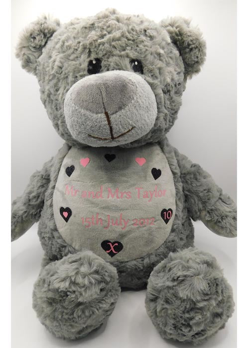 Personalised valentines teddy sales bear