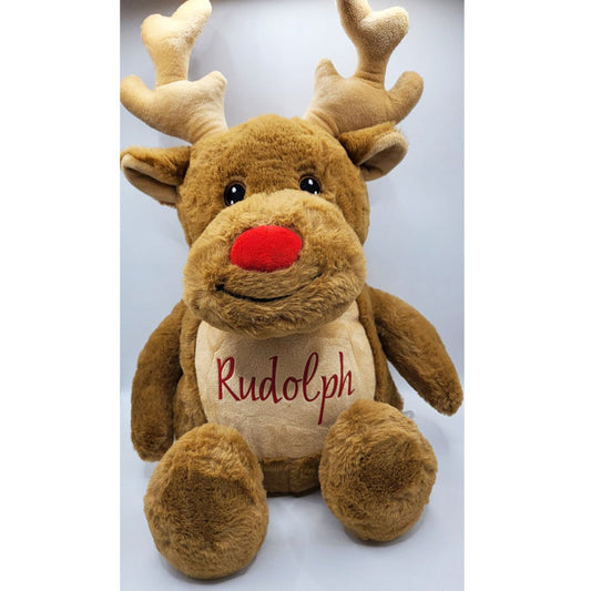 Personalised Christmas Reindeer | First Christmas teddy | Christmas Gift | Bear | Your Name Teddy |